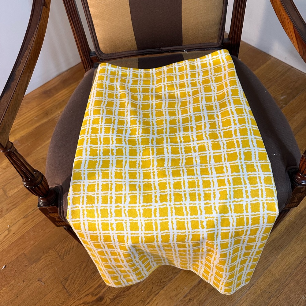 Yellow and White Talbots skirt